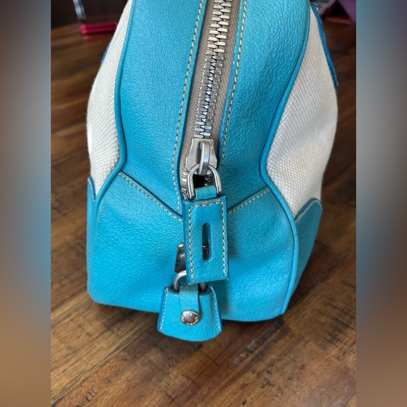 Prada Leather Nappa Light Blue Shoulder Bag - Picture 9 of 16